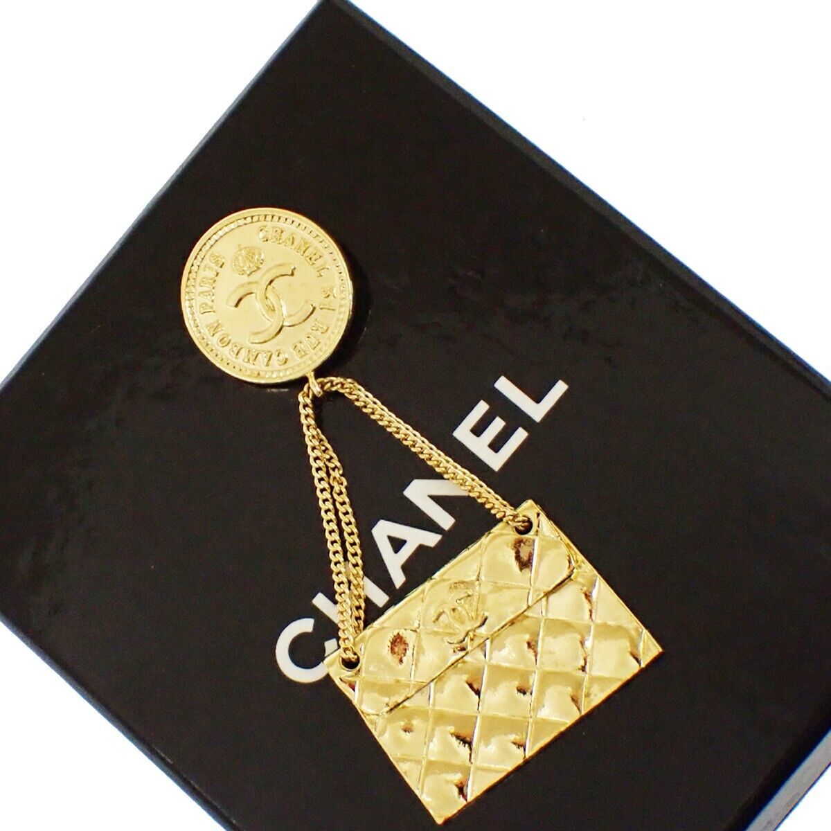 Chanel Matelassé Brooch