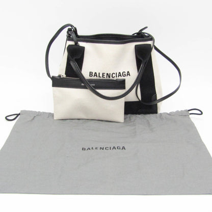 Balenciaga Navy Cabas Tote Bag