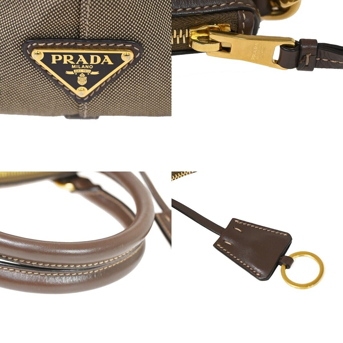 Prada Logo Jacquard Handbag