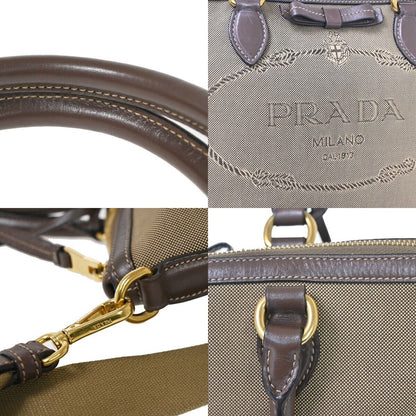 Prada Logo Jacquard Handbag