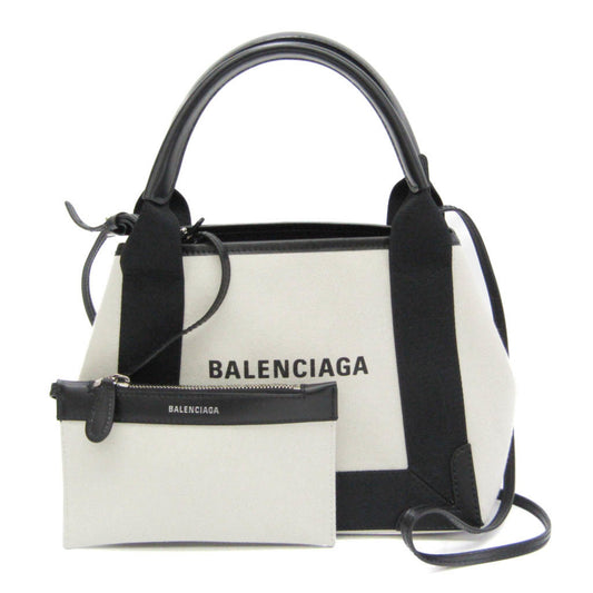 Balenciaga Navy Cabas Handbag