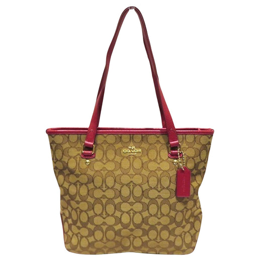 Coach Signature Tote Bag