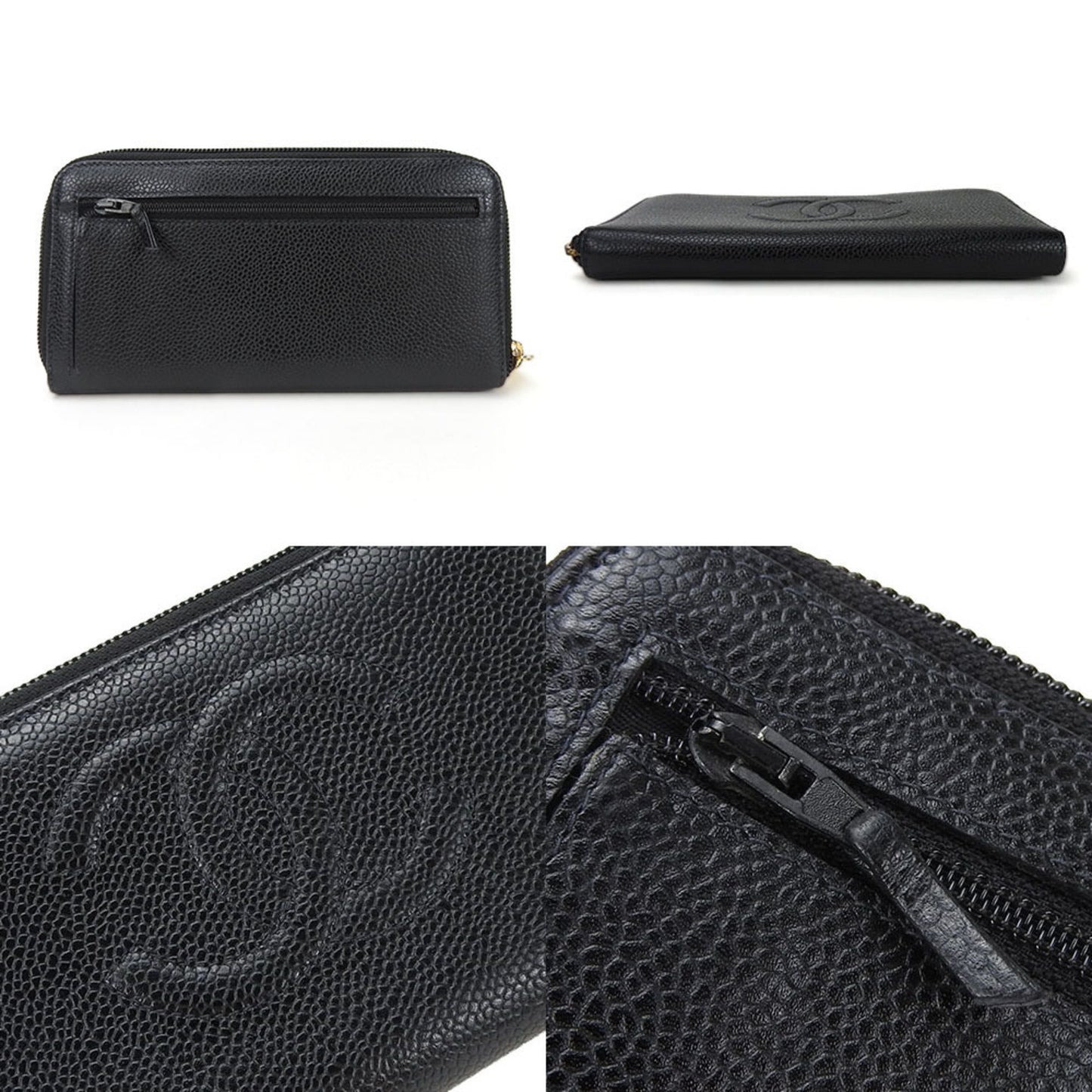 Chanel Logo CC Wallet