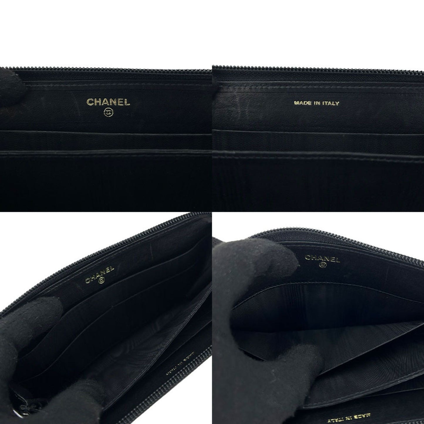 Chanel Logo CC Wallet