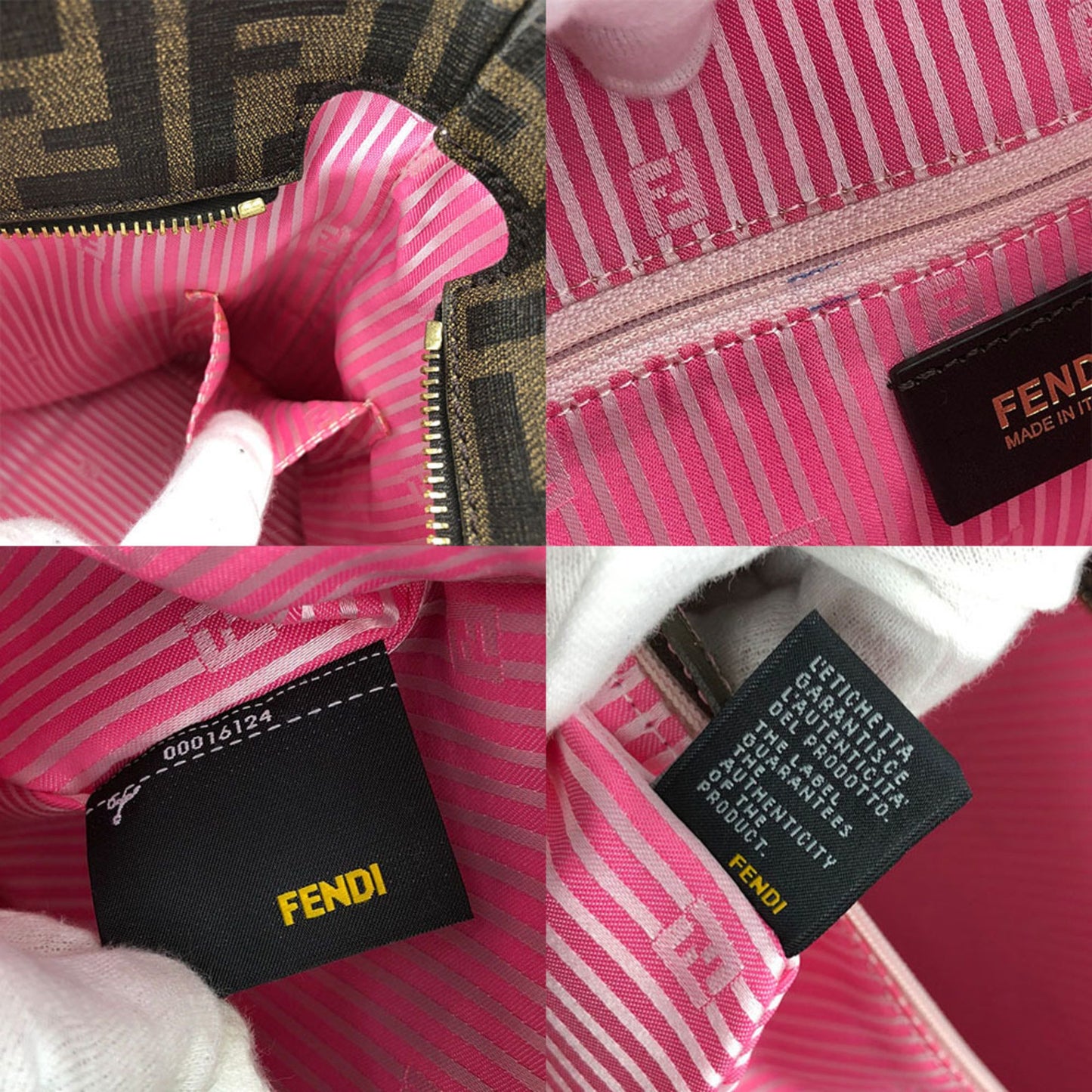 Fendi Zucca Tote Bag