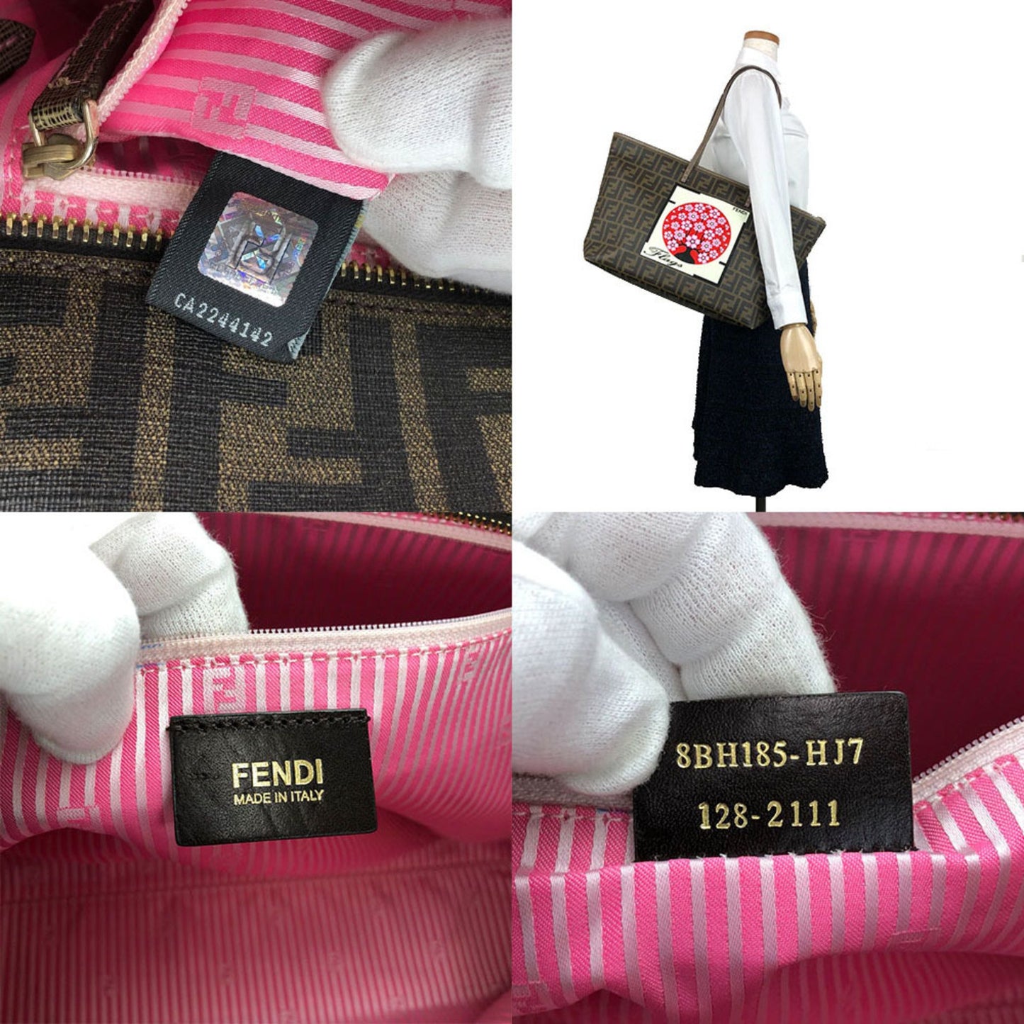 Fendi Zucca Tote Bag