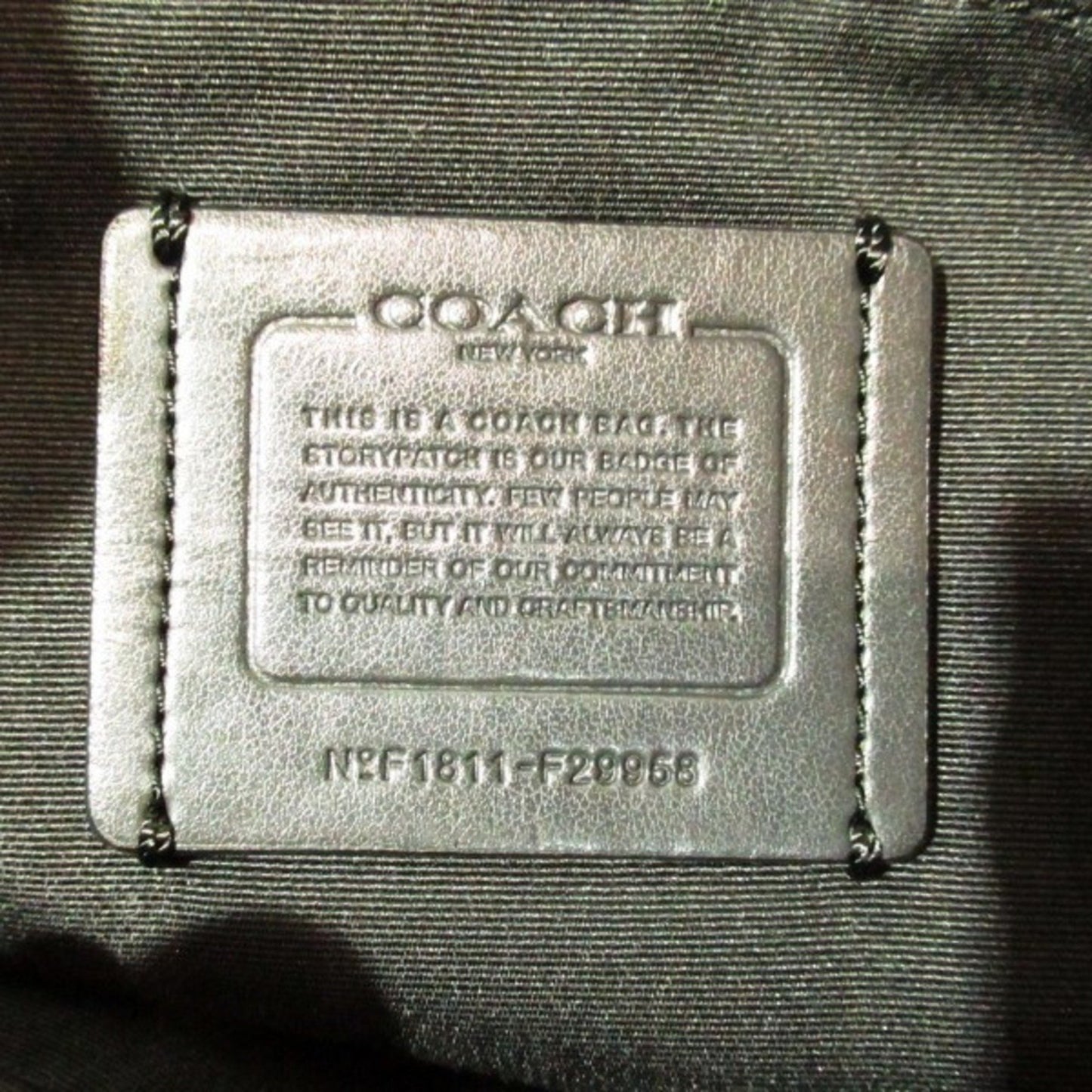 Coach Signature Tote Bag