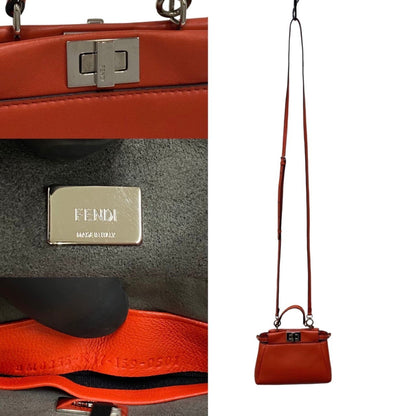 Fendi Peekaboo Mini Pocket Shoulder Bag