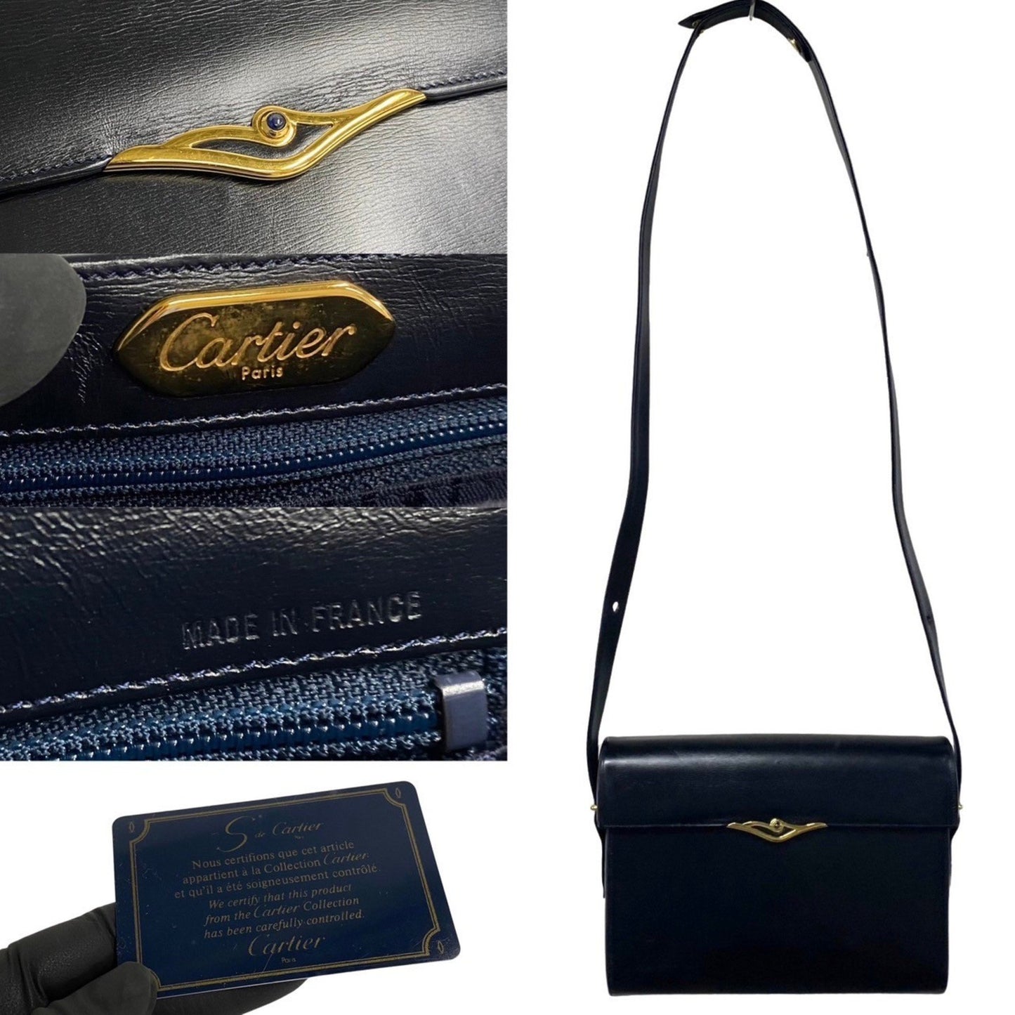 Cartier Sapphire line Shoulder Bag