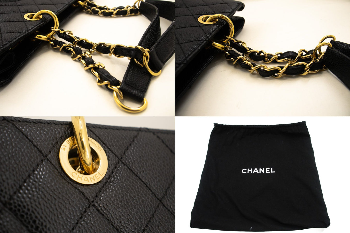 Chanel GST (Grand shopping Tote) Shoulder Bag