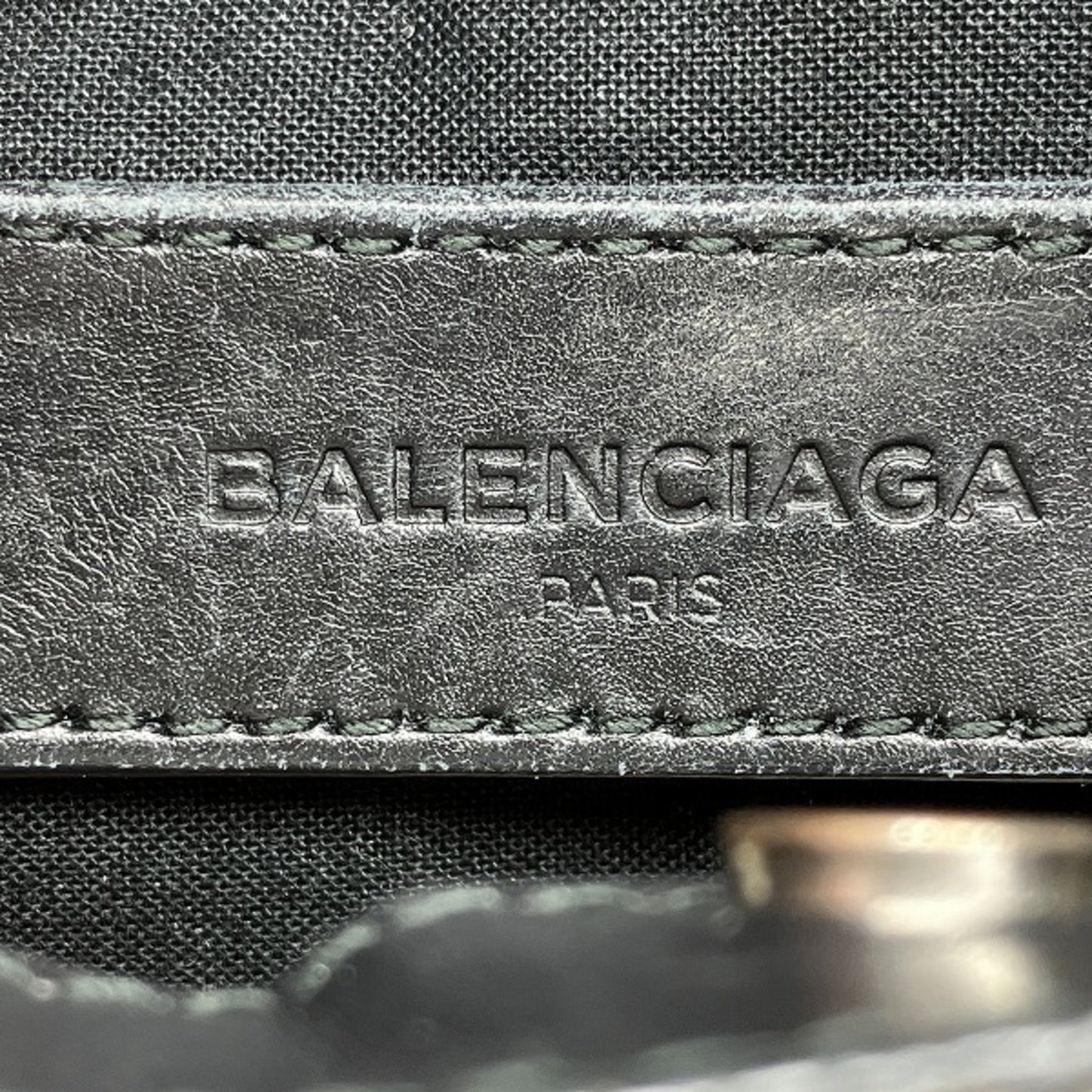 Balenciaga Navy Shoulder Bag