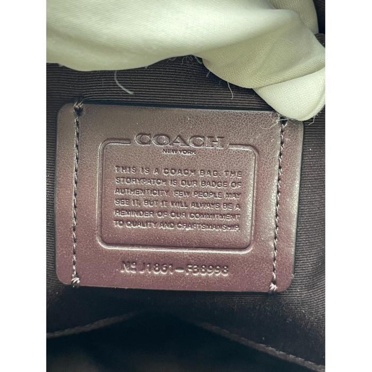 Coach Signature Backpack