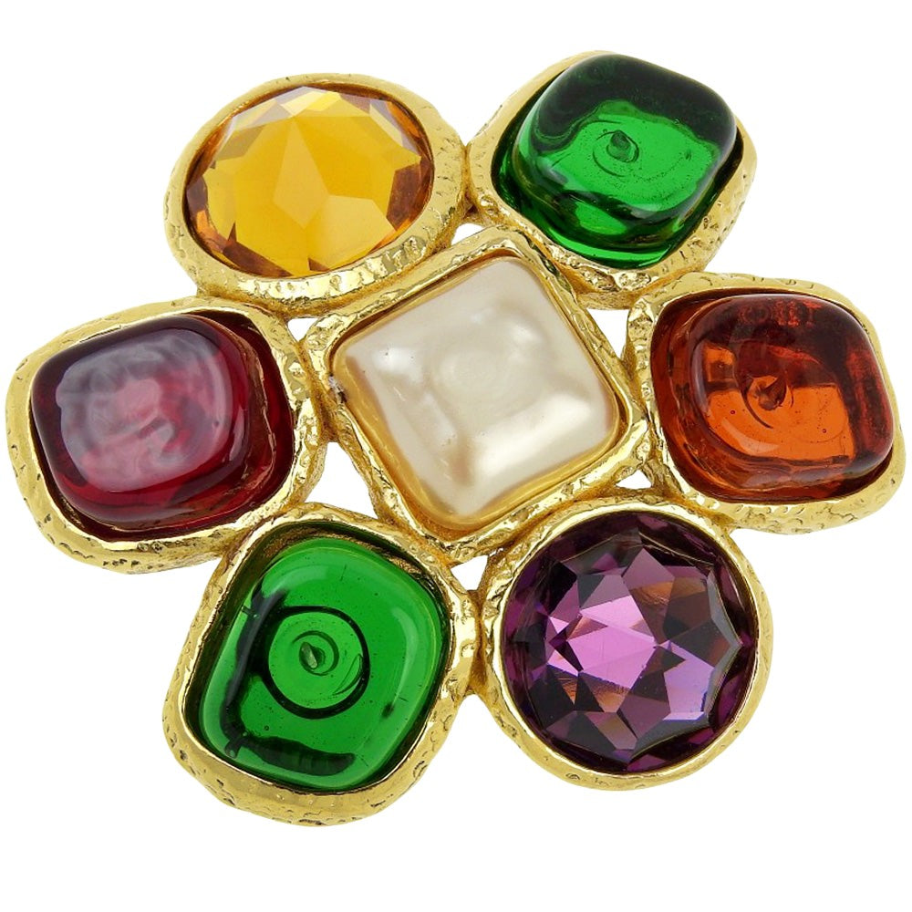 Chanel Gripoix Brooch