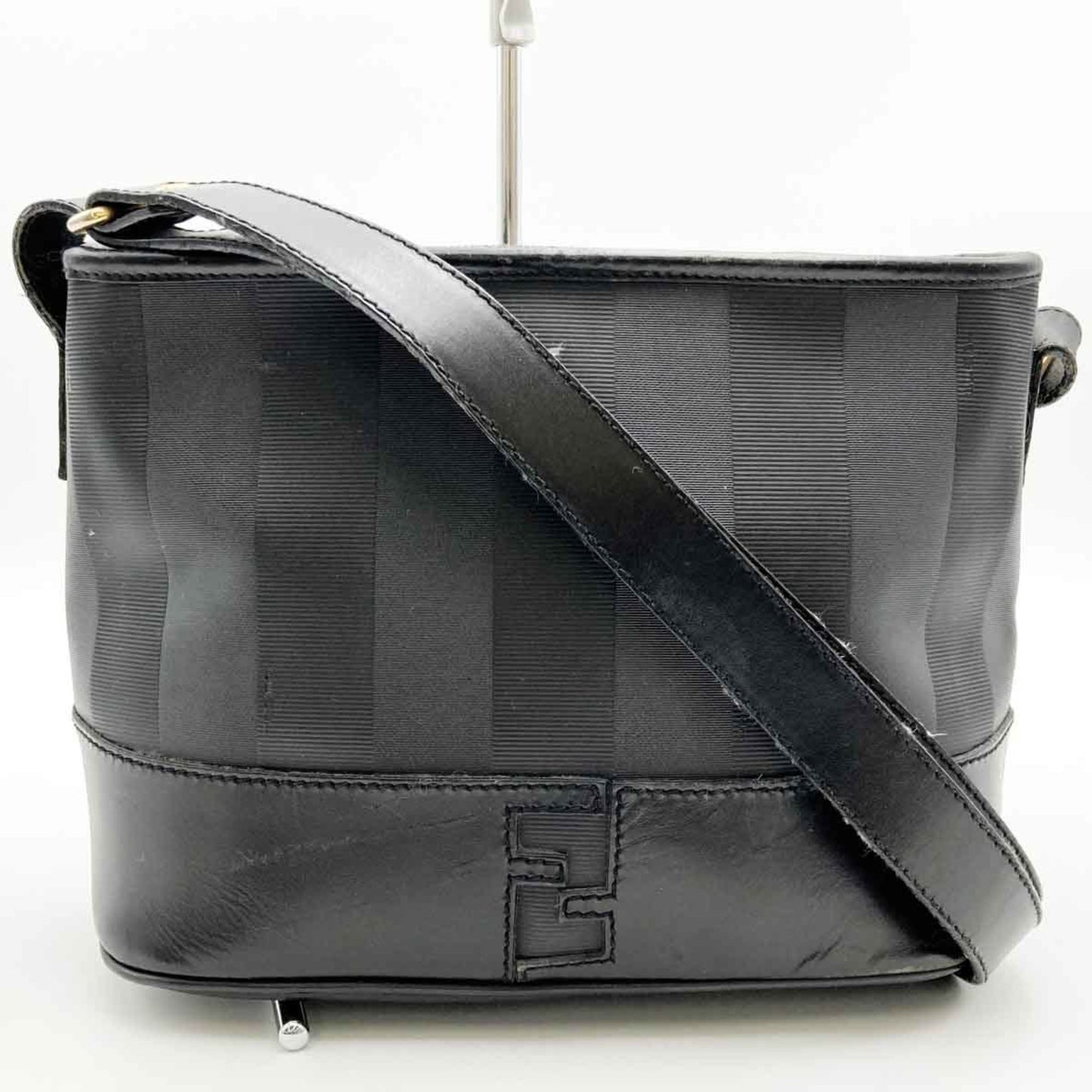 Fendi Pequin Shoulder Bag