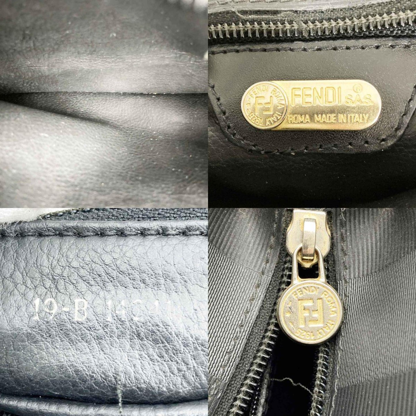 Fendi Pequin Shoulder Bag