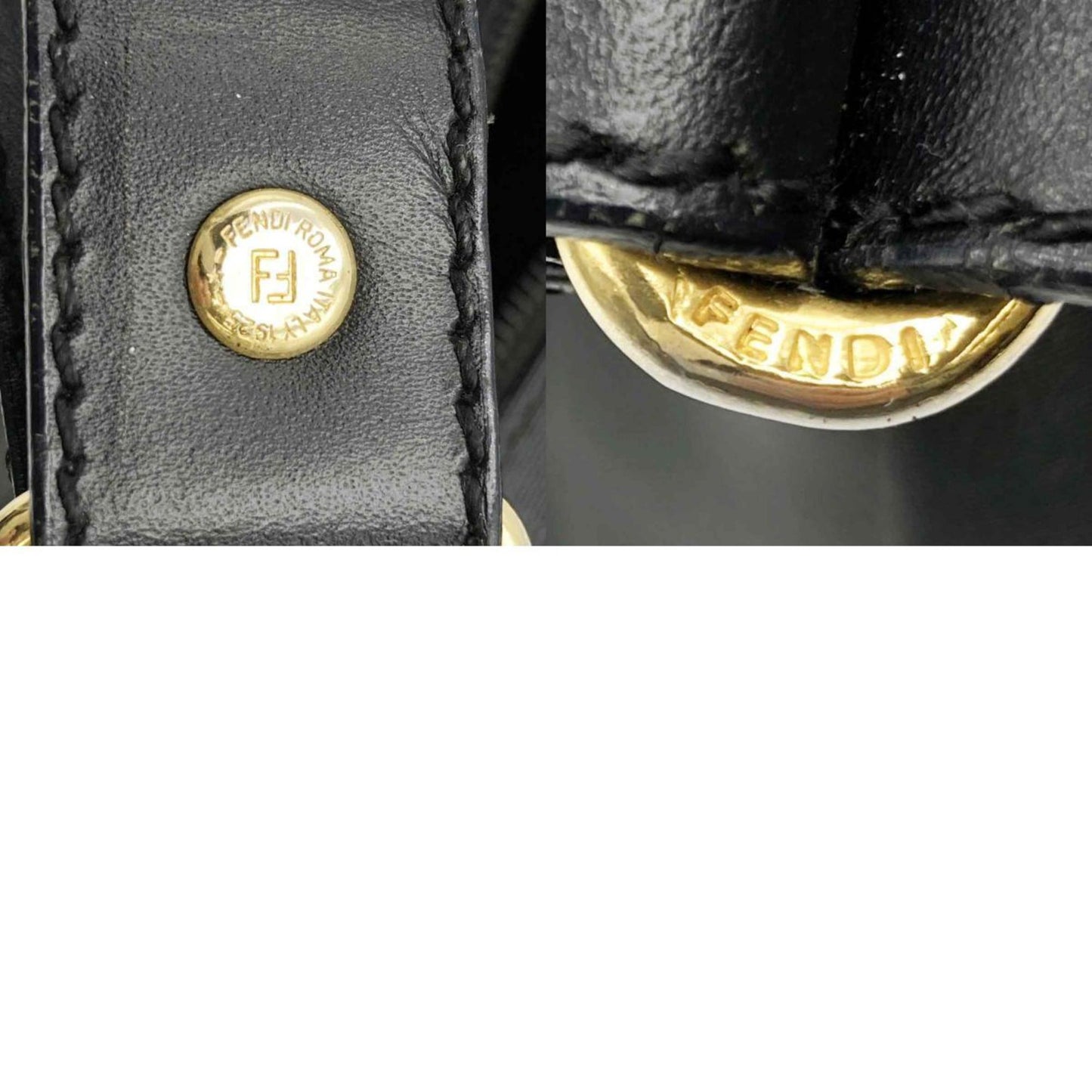 Fendi Pequin Shoulder Bag